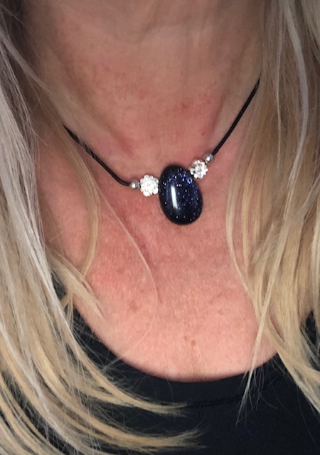 Collier Pierre Percée en Pierre des étoiles – La douce Fée