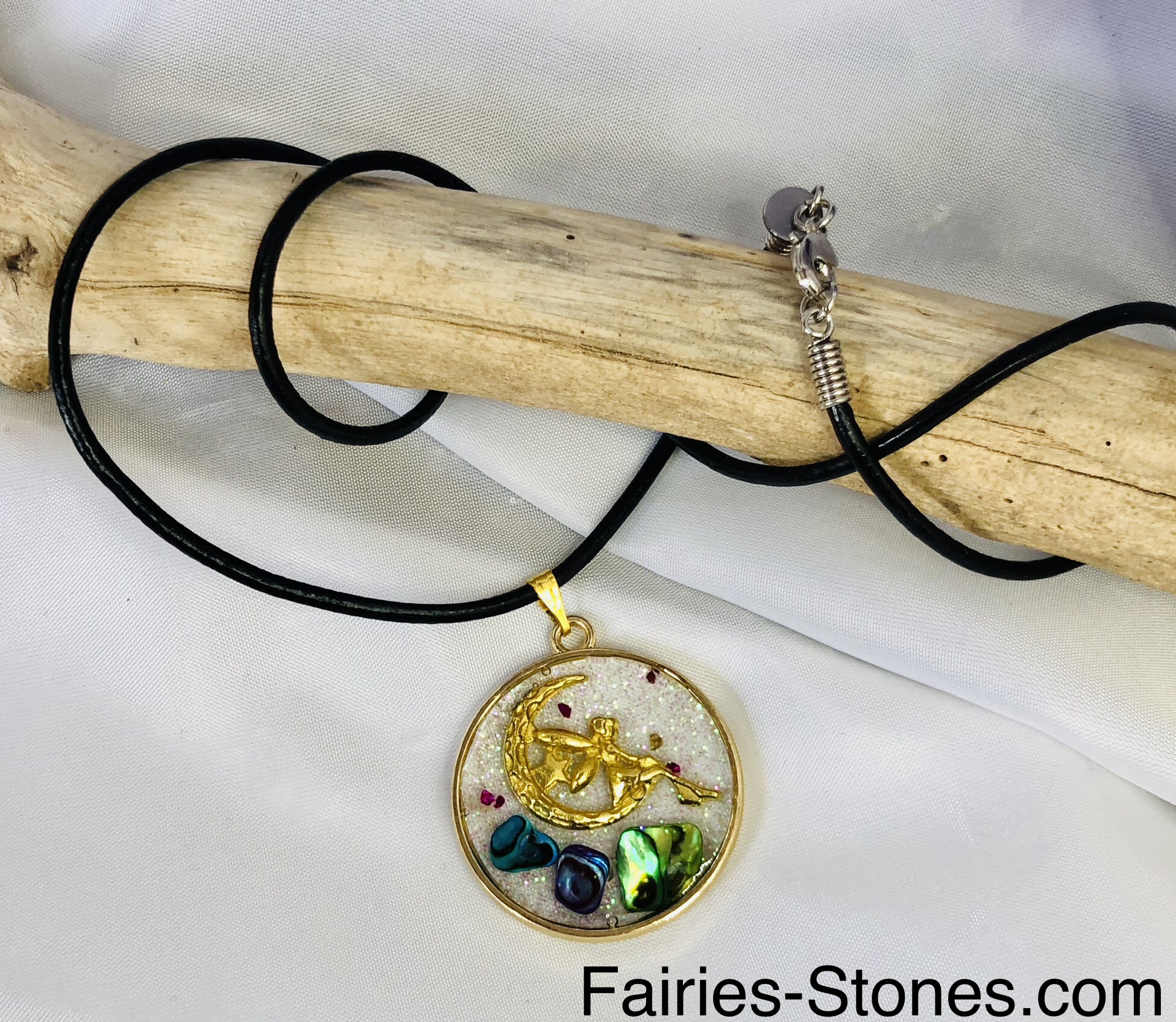 Collier Fairies-Stones : La fée Or