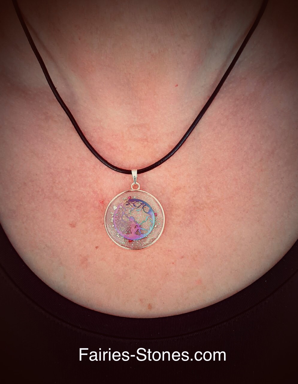 Collier Fairies-Stones : La fée Arc en ciel !