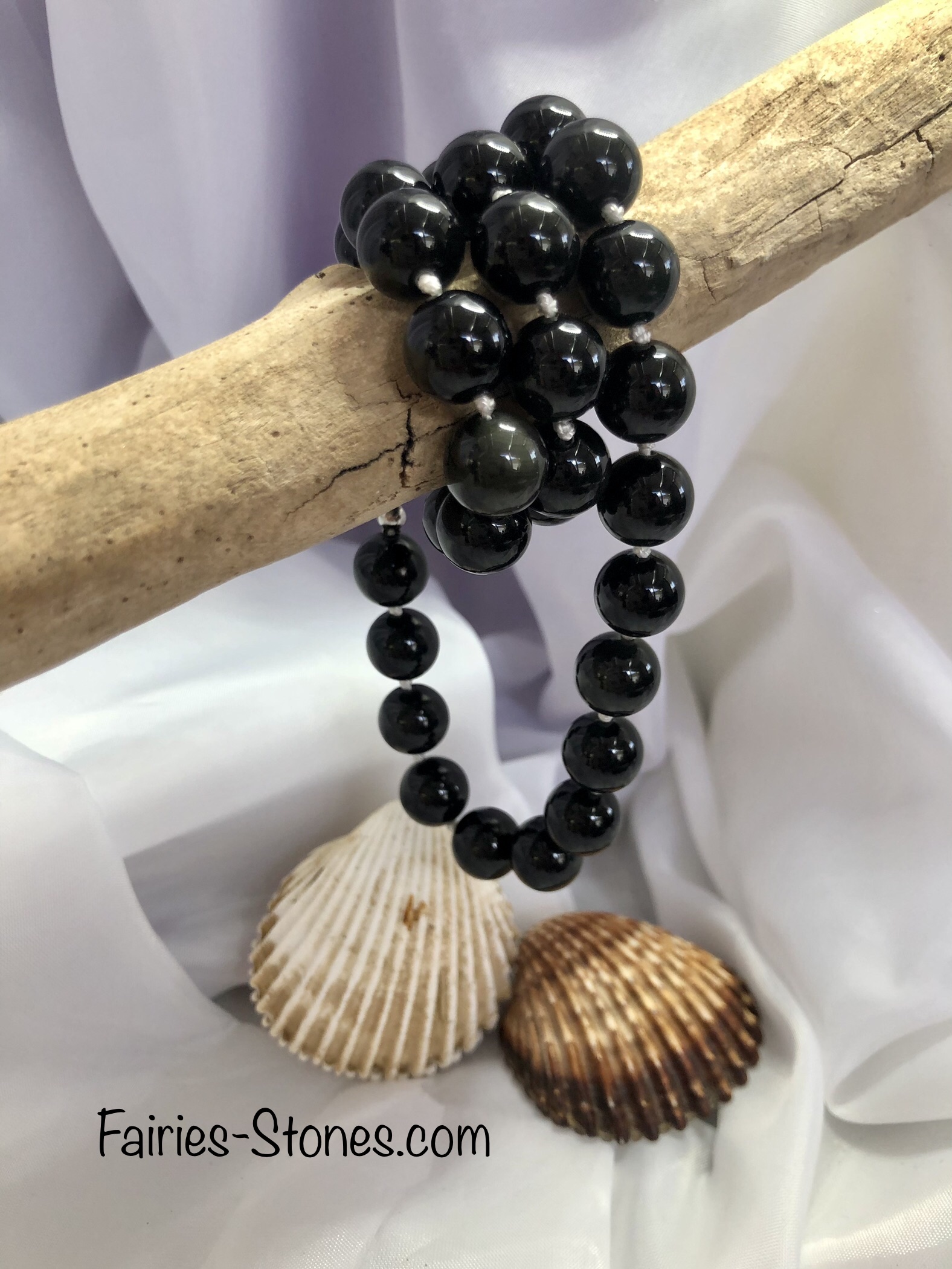 Collier en Obsidienne Oeil Céleste – LA pierre des Médiums