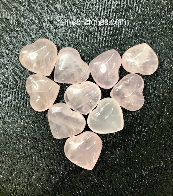 Petit Coeur de Quartz Rose – L’Amour de Soi