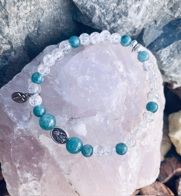 Bracelet Religieux – Foi & Lumière (Croix Jérusalem)